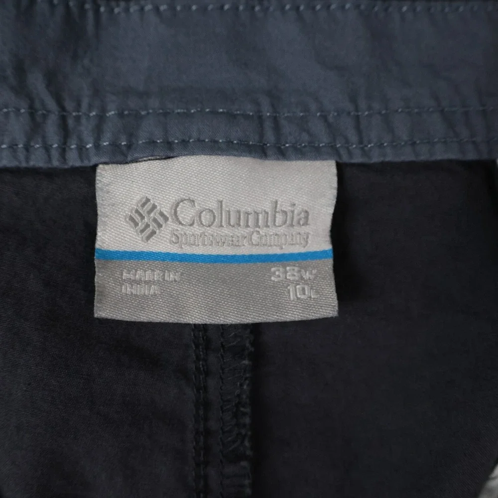 Columbia Shorts Men's 38x 10 Gray Chino Regular‎ Fit Modern Fit Pocket